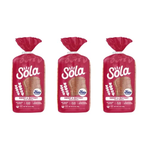 Sola Sweet and Buttery Wheat Bread - 3pack