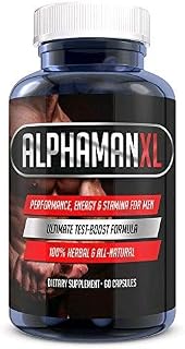 AlphaMAN XL Male Pills | - Enlargement Booster Increases Energy, Mood & Endurance