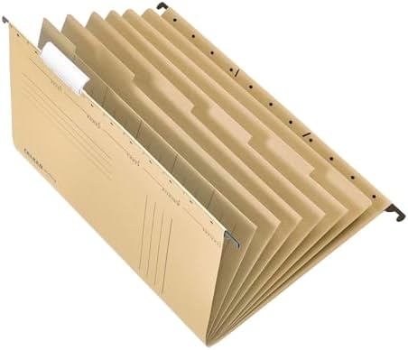 Falken Hängetasche UniReg 50er Pack - DIN A4 Recycling-Karton Mit Leinenfröschen