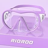 RIOROO Máscara de snorkel para niños, adecuadas para niños de 4 a 16 años