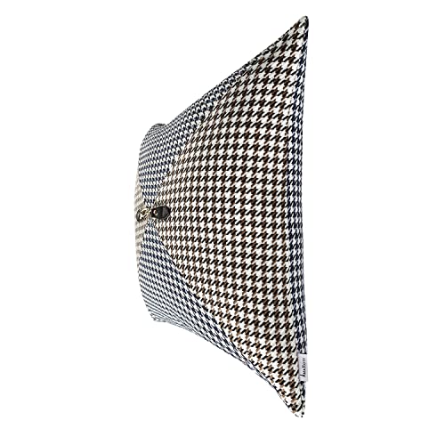 Amaroti Print Houndstooth Decorative Throw Pillow Covers For Couch/Sofa/Bedroom, 2 Pack, 18X18 Inch (45Cm) #TOP1