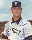 Denny McLain (1968 Tigers) Autographed/Original Signed 8x10 Color Photo w/Inscription'31-6, 1968' - McLain Became the Last Pitcher in Major League Baseball to Win 30 or More Games