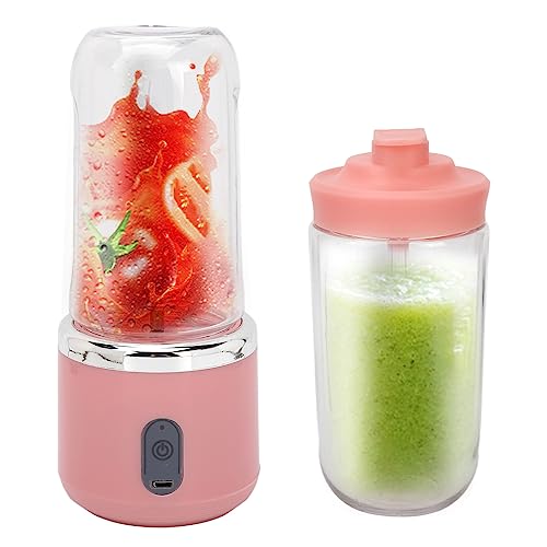 Juicer Blender Cup, Elegante 300ml Capacidade 6 Lâminas USB Recarregável Portátil Juicer Cup para Ca
