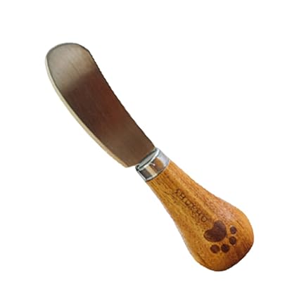 RUOGUWUYE Butter Cutter Stainless Steel Butter Spreader Open-edged Spreading Cutter for Spreading Butter Cheese Cream and Cutting Fruit