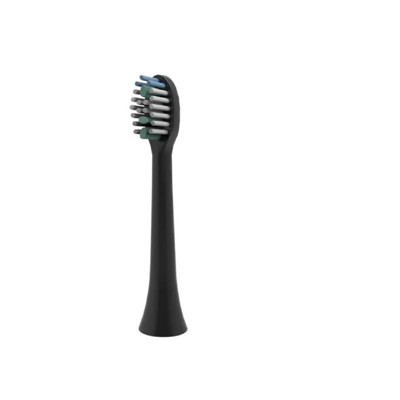 Testine Di Ricambio, Compatibile Con AsiaCare, S100 | Per spazzolino elettrico sonico, plastica, circa 8 cm, 2 o 4 testine(6PCS BLACK)