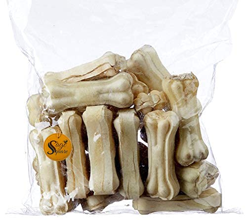 Sage Square Healthy Rawhide Bone Treat for Dog (6 Inch) (1kg)