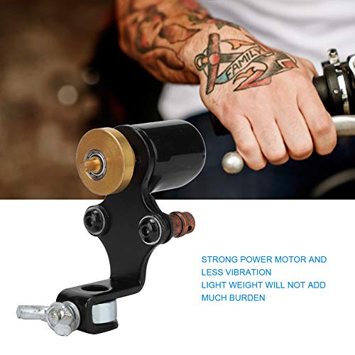 Rotary Tattoo Machine For Cartridge Tattooing, Alloy Liner Color Shader Silent And Powerful Rotary Machines(Black) #TOP6