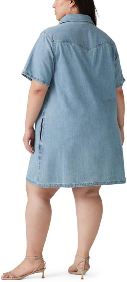 Levi's Womens Louisa Short Sleeve Denim Dress (Also Available in Plus) - Image 2