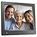 FLYAMAPIRIT Digital Picture Frame 8 inch Electronic Photo Frame with Motion Sensor and High Resolution 1024x768 IPS LCD/1080P 720P Video Player/Stereo/MP3/Calendar/Time/Remote