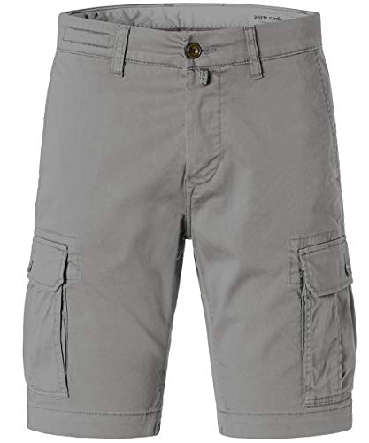 Image of Pierre Cardin Men's Bermuda Cotton Shorts, Gray, 33