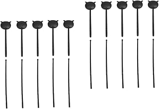 2 Sets Blindfold Instruments for Eye Patches for Testing Equipment Vision Test Kit Eye Vision Occluder Abs Black Plastic Rod Plastic Optometry Tool Pinhole Plastic Rod