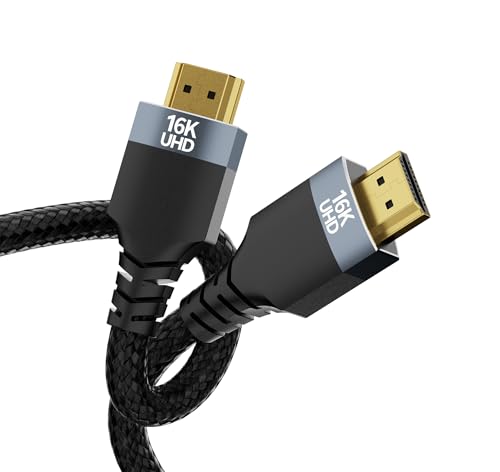 UPPDEFFST PS5 PS4 �Ή� HDMI2.2 �P�[�u�� 2m ���� �^�C�v A �I�X - �I�X 96/80/48Gbps �E���g���n�C�X�s�[�h 16K@60Hz 8K@120Hz 2K/4K@240/480Hz eARC HDR �Ή� ���i�C��