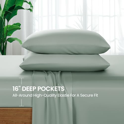 SONORO KATE 100% Viscose Derived from Bamboo_Sheets Queen Size,4PC by SONORO KATE - Used condition - Image 9