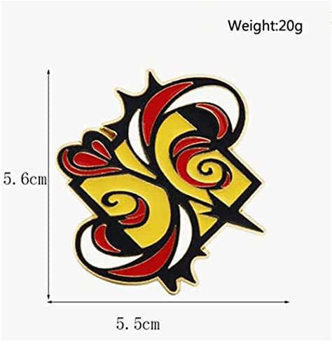 Anime Sk8 The Infinity Pin Bedges Metal Brooch Langa Hasegawa Cosplay Prop Anime Enamel Pin Accessories #TOP6