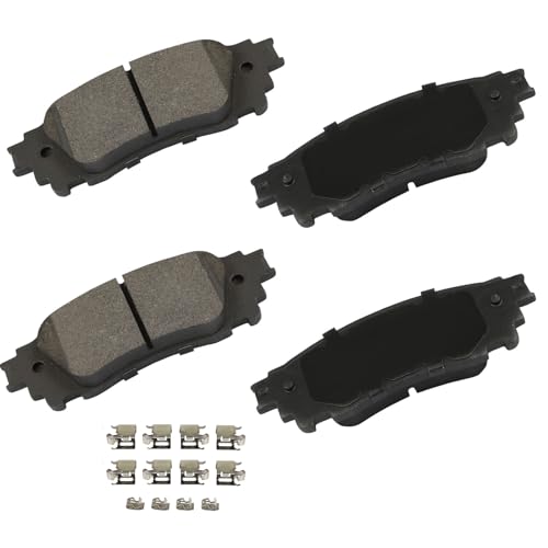 Image of CCIYU Rear D1805 Disc Brake Pad Set Fit For Lexus For ES300h For ES350 2019-2024,For NX200t 2015-2017,For NX300 2018-2021,For NX300h 2015-2021,For Toyota For Avalon 2019-2022, Brake Pads 4PCS
