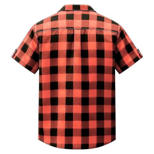 Camisa a cuadros informal estilo ropa de calle para terrazas de verano 5