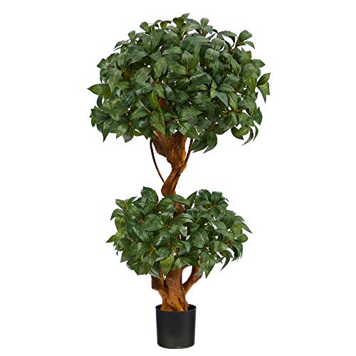 3Ft. Sweet Bay Double Ball Topiary Artificial Tree #TOP13