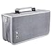 Siveit 128 Capacity CD/DVD Case Wallet, Binder, Storage, Holder, Booklet for Car, Home, Office and Travel (Silver)