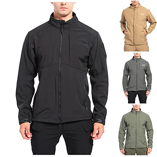 Men's Autumn And Winter Coats European And American Fleece Outdoor Skin Soft Shell Jacket Warm Fleece Jackets Jacket #TOP4