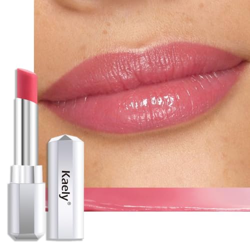 Image of Kaely Lip Oil Stick Makeup, Tinted Lip Balm Glossy Lipstick for Women