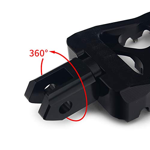 Tarazon Aluminum Mx Rotating Foot Pegs Footpegs For Yamaha V-Star 650 1100 1998-2006/V-Max 1200 1985-2007/Virago 750 1100 #TOP28