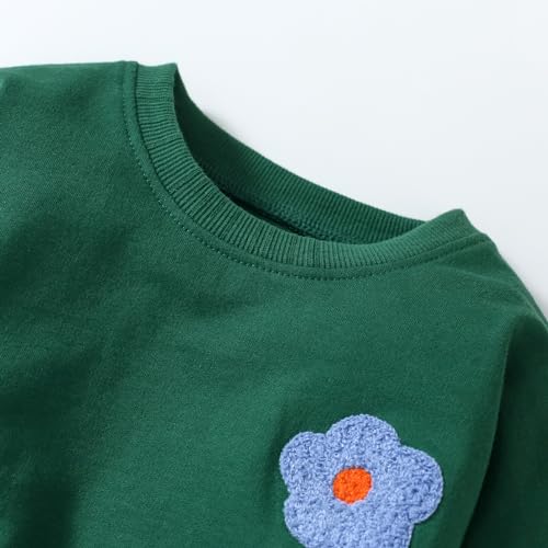 Image of Urtrend Little Girls' Kids 2 Pieces Long Sleeve Top Pants Leggings Clothes Set Outfits
