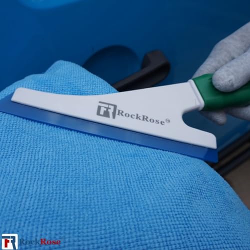 RockRose Doctor Stroke Squeegee – Professional Window Tinting Squeegee & Vinyl Wrap Applicator, Heavy-Duty Rubber Scraper for Auto Glass & Flat Glass Tint Blue 2 PCS by RockRose - Image 9