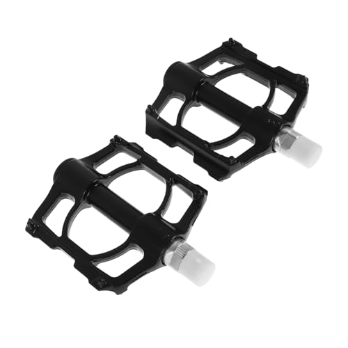TOYANDONA 1Pair Folding Bike Pedals Lightweight Aluminum Alloy Pedals with Wide Flat Footrests for Easy Storage for Mountain and Road Cycling Versatile Performance for
