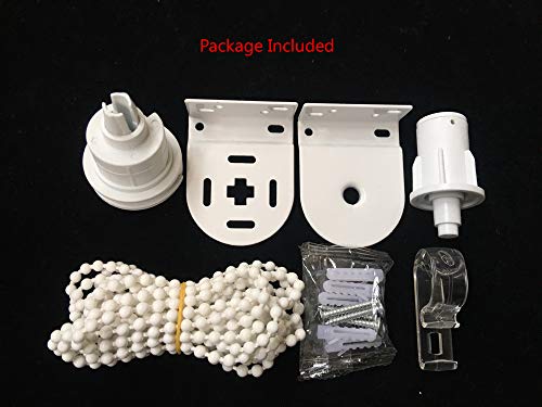 Luanxu 32mm Roller Blind Clutch for 1-1/4" Exterior Tube Roller Shade Clutch Replacement Parts Repair Kit Complete with Metal Brackets, Bead Chain, Shade Weight Max Load 11 LBS - Thumbnail 7