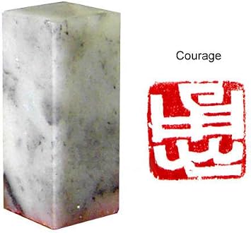 Professionally Hand Carved Chinese Seal Stamp/Professional Chinese Chop/Chinese Seal Stamp - Courage