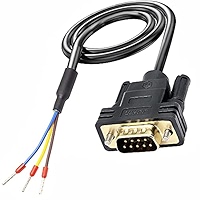 XMSJSIY DB9 Connector RS232 Serial Port Cable DB9 Adapters