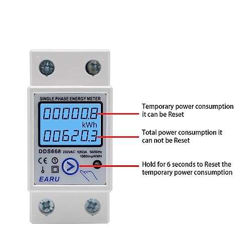 Compteur de consommation d'énergie avec suivi de tension et courant - 5