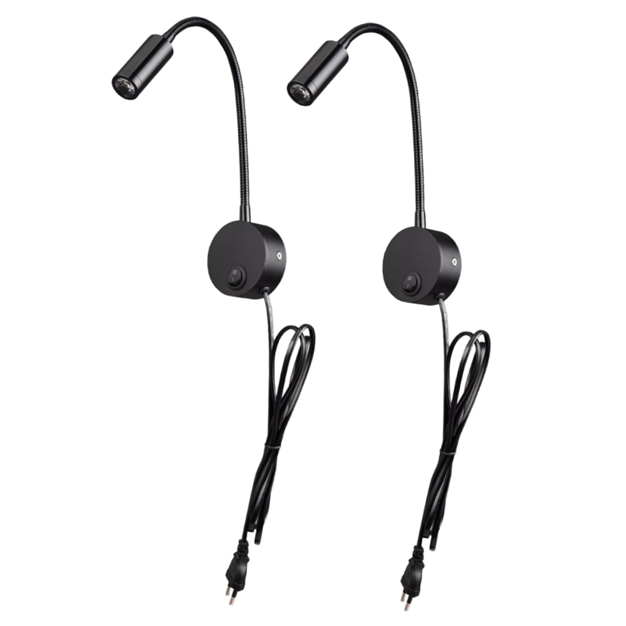 Lampe de lecture LED murale flexible Vaguelly éclairage ciblé chambre lot de 2 appliques