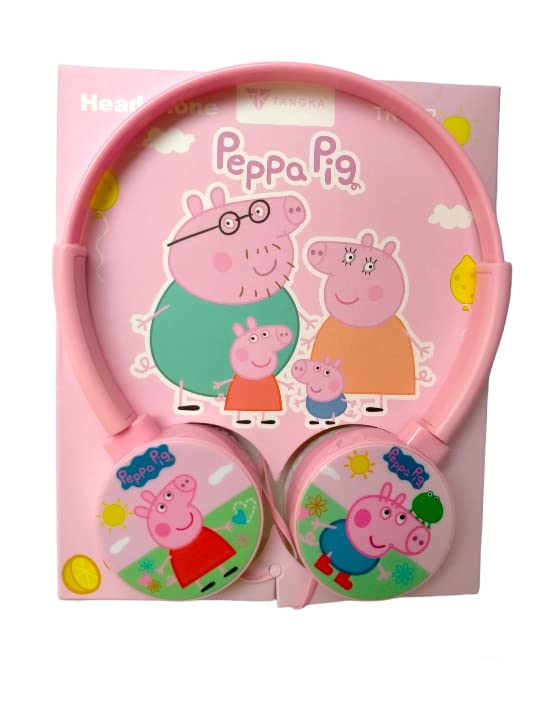 Caught Trendy Cute Animal Character Printed Design 3.5mm Jack Portable Headphone for Home, Travel, Online Classes, for Kids Boys & Girls. and Best Birthday Gift Item for Your Close Ones.-image-28