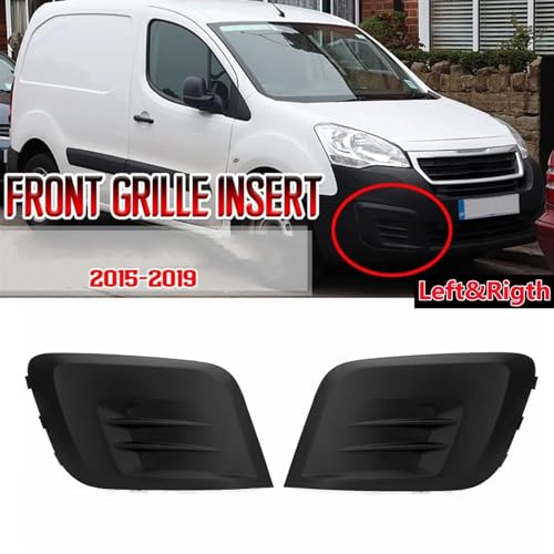 Calandres avant pour Citroën Berlingo 2015 2016 2017 2018 2019 grille antibrouillard paire