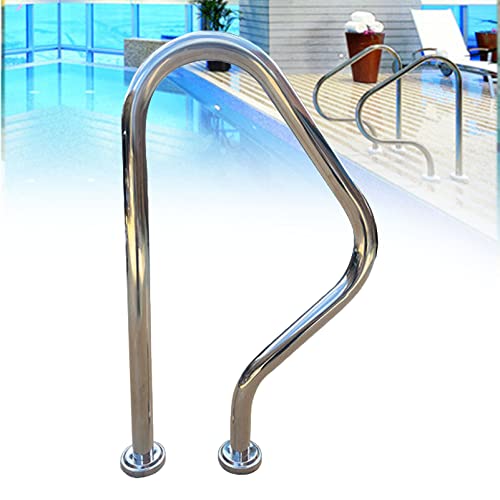 Barandal para piscina de acero inoxidable 304 resistente y ergonómico miniatura 1