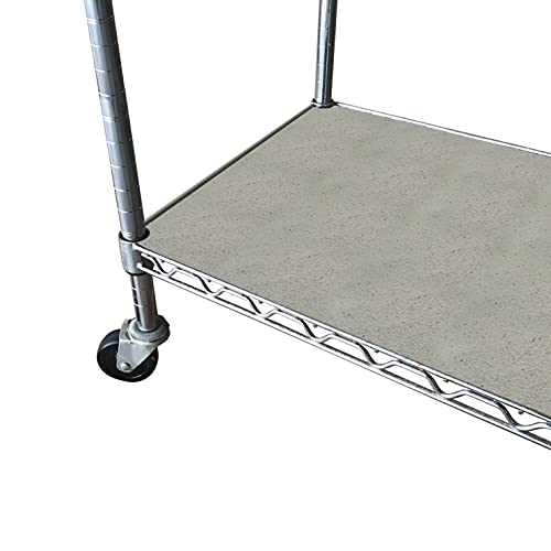 Resilia Shelf Liner Set For Wire Shelving Units – 4 Pack, 18 Inches X 48 Inches, Sandstone Vinyl, Heavy Duty, Made In The Usa, For Kitchen, Bathroom, Garage Storage #TOP16