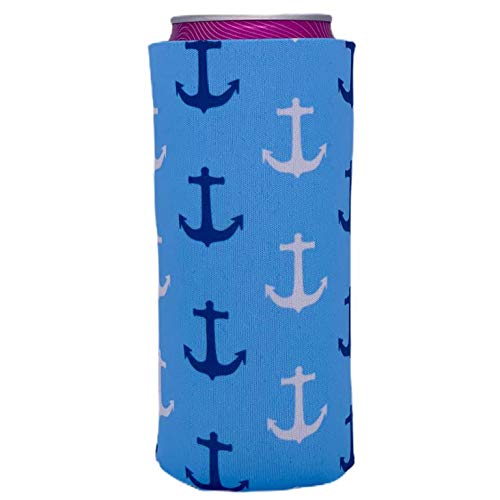 Anchor Pattern Slim Can Coolie (1)