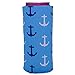 Anchor Pattern Neoprene Collapsible Slim 12oz Can Coolie (1)
