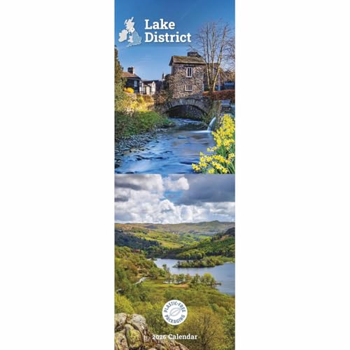 Carousel Worldwide, Lake District 2026 Slim Wall Calendar