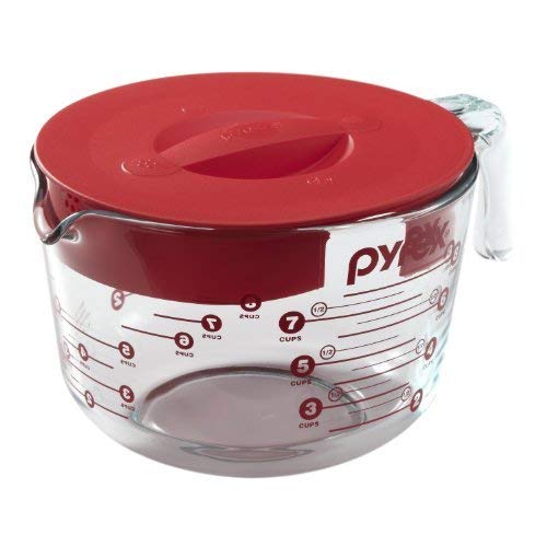 Pyrex Glass Measuring Cup Set (8-Cup, Microwave And Oven Safe ) #TOP3
