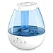 Tekjoy Cool Mist Humidifier, Premium Ultrasonic Humidifiers 7 Night Light Bedroom, Whisper Quiet, Auto Shut-Off, 360° Nozzle, Touch Panel, Timer, Filterless Vaporizer - 2.5L Lasts Up to 24 Hours