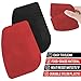 Haicheng 6 Piece Durable Grill Pan Scraper Plastic Set Tool and Silicone Hot Handle Holder for Cast Iron Skillets, Frying Pans and Griddles