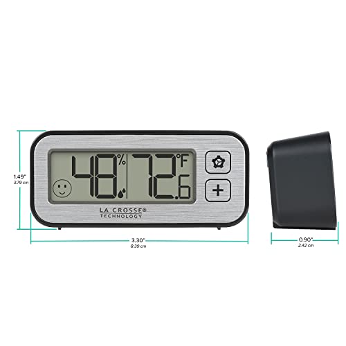 La Crosse Technology 513-148-Tbp-3 Mini Digital Clock With Comfort Meter #TOP3