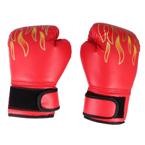 Guantes de boxeo de fuego rojo para tus entrenamientos de kickboxing y artes marciales