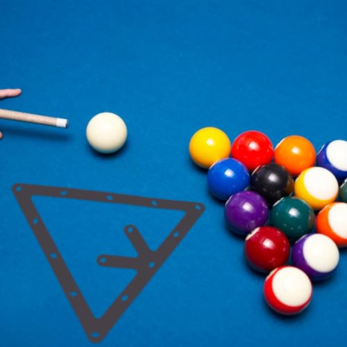 INFUNLY 8Pcs/Set Magic Ball Rack Pool Ball Rack Magic Rack Sheet Billiards Ball Rack Pool Table Ball Holder Triangle Cue Accessories for Magic Ball Rack 8, 9, and 10 Ball Combo Pack and Snooker