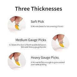 Lot de 12 médiators tendance et durables en mangue pour guitare électrique et basse - Les Beatles, Paul McCartney, John Lennon, RIngo Starr, George Harrison Lot de 12 médiators tendance et durables en mangue pour guitare électrique et basse – Image 5