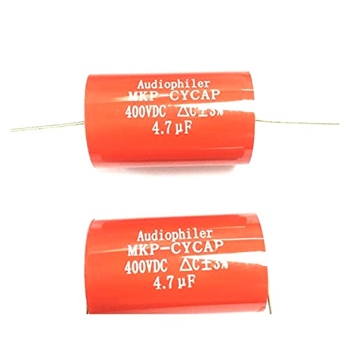 10pcs 4.7uF 400V MKP Tubular Audio Capacitor