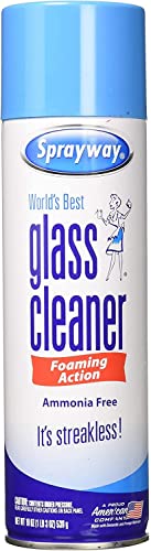 Sprayway Glass Cleaner , Foam Action , 19 Fl Oz , ( Pack Of 3 ) - Bonus Ultra Fine Microfiber Cleaning Cloth For Glass #TOP1