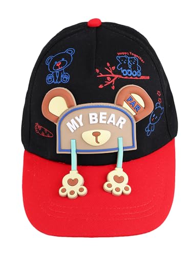 Image of PASSION PETALS Summer Dino Rockstar Baseball Cap for Kids Boys and Girls 2-4Years